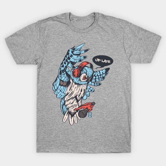 Up Late Owl T-Shirt by Thomcat23